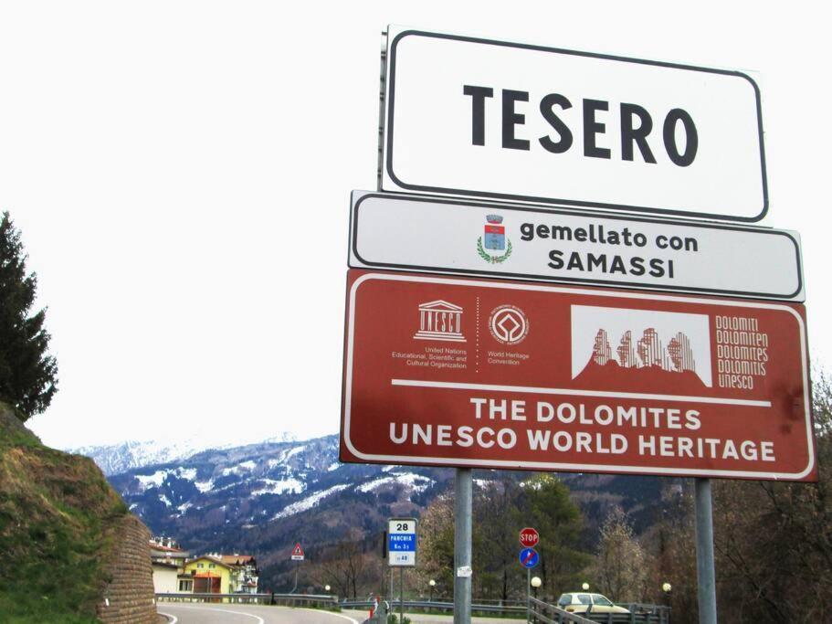 Appartamento A Tesero Eksteriør billede